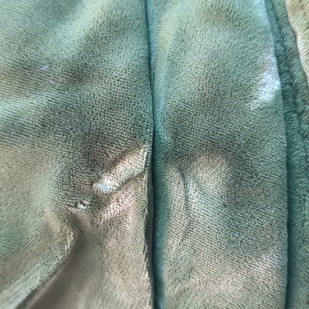 1960s Vintage Green Velvet Bucket Hat Mr. John Classic Paris New York - Picture 8 of 9